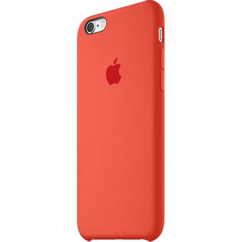 Apple Iphone 66s Silicone Case Orange Mky62zma Bandh Photo