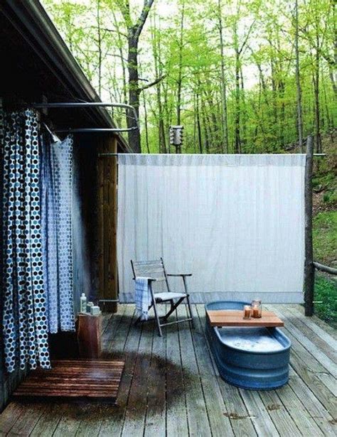 Pallets Made Outdoor Bathing Shower Ideas Pallet Ideas