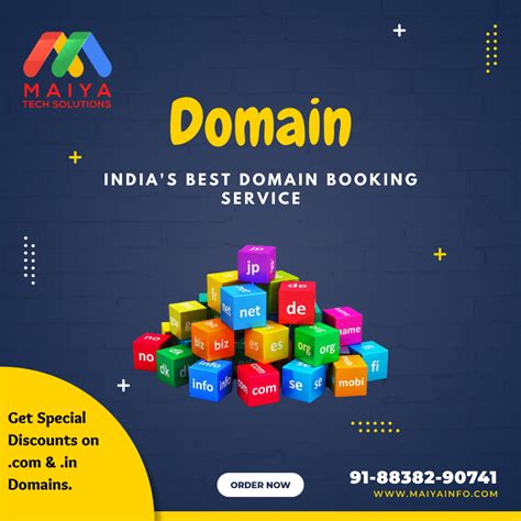 Domain Register With 247 Support Rs 500year Maiya Tech Solutions Id 24998391062