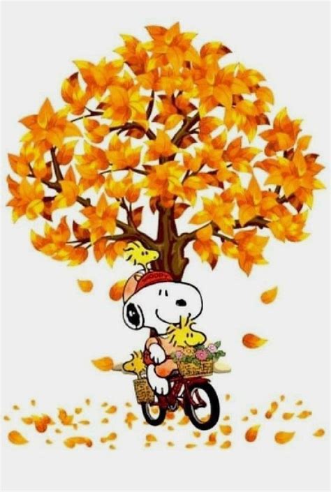 Snoopy Autumn Pictures Wallpapers Wallpaper Cave