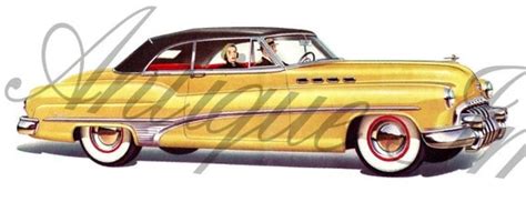 Car Digital Download Vintage Car Clip Art 1950 By Theantiqueimage