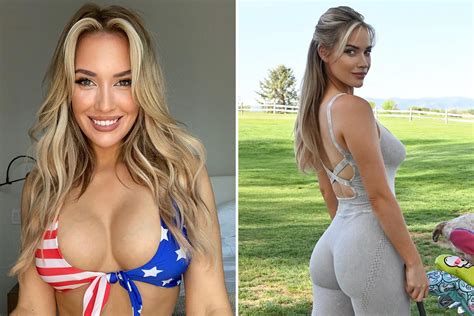 Paige Spiranac Celebrates Us Open By Posing In Stars And Stripes Bikini After Being Named World