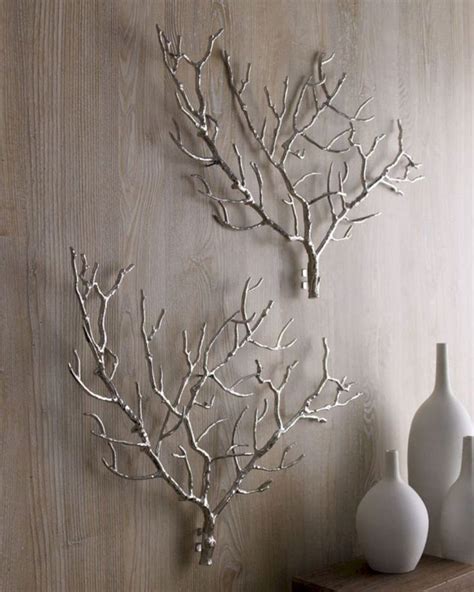 18 Diy Creative Home Decoration With Wall Wood Branches Ideas Moetoe
