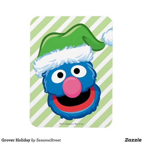 Grover Holiday Magnet Sesame Street Sesame Street