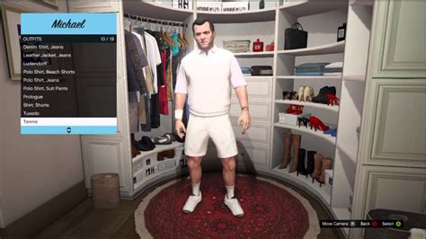 Gta V All Michaels Outfits Youtube