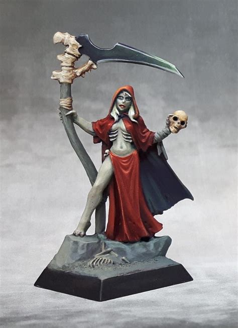 Reaper 3751 Female Necromancer Painted To Tabletop Quality