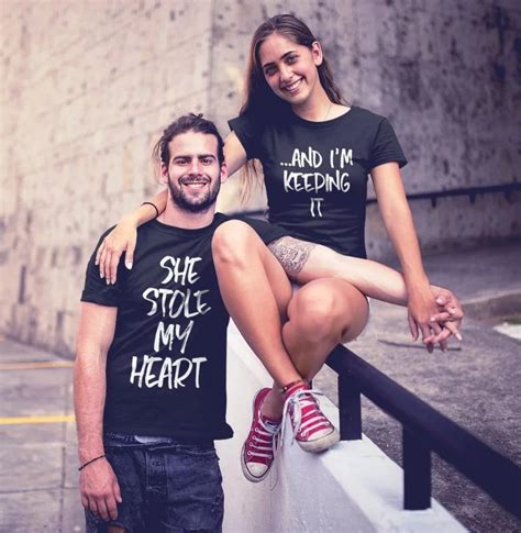 Love Matching Couple Tees 💕💕 Funny Couple Shirts Couple Shirts Relationships Couple Shirts