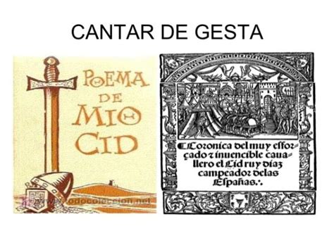 Cantares De Gesta Españoles Definición Y Ejemplos