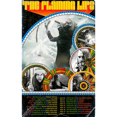 American Head Tour Poster Fall 2022 The Flaming Lips