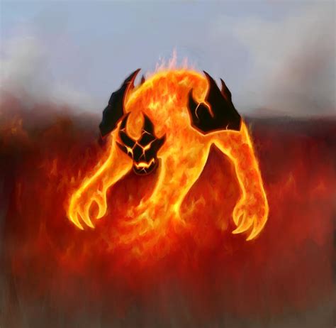 Fire Elemental By Scorpionra On Deviantart