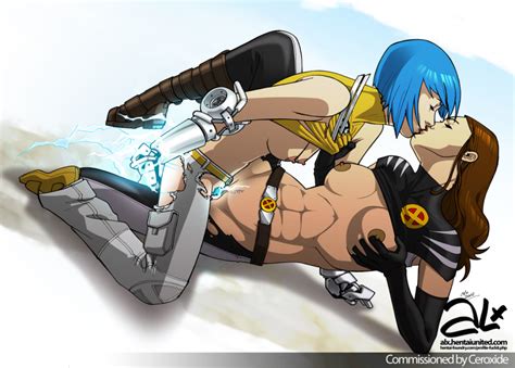 Rule 34 Abs Blue Hair Breasts Brown Hair Electricity Female Fuckit
