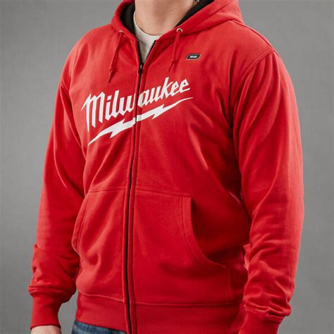 Follow care instructions on jacket tags. M12™ Heated Hoodie - Red M12HHRED5-0 | Milwaukee Tool NZ