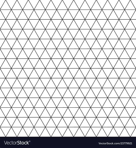 Seamless Triangle Geometric Pattern Background Vector Image