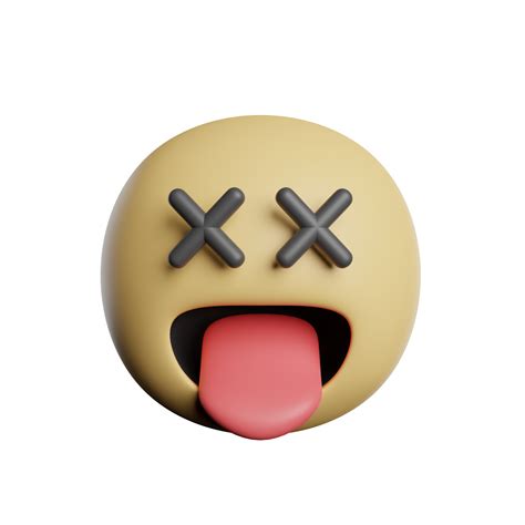 Emoticon Dead Face 9665352 Png