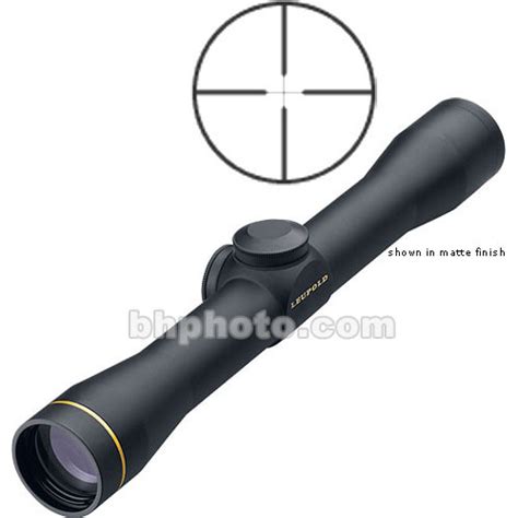 Leupold 25x28 Fx Ii Scout Riflescope W Duplex Silver 58820