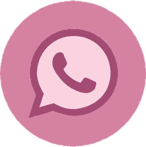 Logo Whatsapp Png Pink