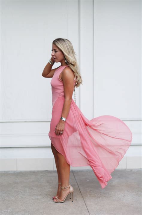 Sunny yellow maxi dress with a ruffled bodice and black heels halter neckline flowy turquoise maxi dress with side slits is ideal for a beach wedding Summer Wedding Guest Dress -5 - LifetoLauren