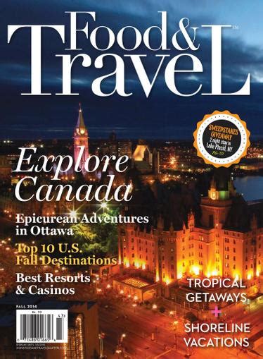 Food And Travel Quarterly Magazine Subscription Discount