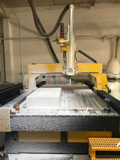 Large CNC router by Foamlinx LLC to machine 3D foam / wood ...
