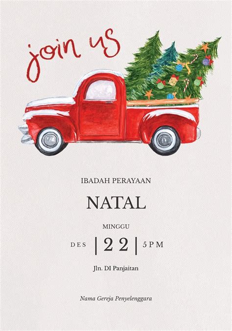 Contoh undangan natal unik kumpulan info remaja terbaru 2015. 10+ Contoh Undangan Perayaan Natal Terbaru - omndo.com