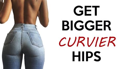 ️ How To Get Bigger Hips 4 Workouts For Wider Curvier Hips Bigger