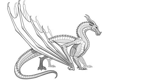 Wings Of Fire Coloring Pages Skywing Thekidsworksheet