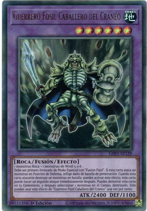 Guerrero Fósil Caballero Del Cráneo Yu Gi Oh Wiki En Español Fandom