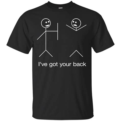 Ive Got Your Back Stick Figures Nerd T Shirt Tmerch Store