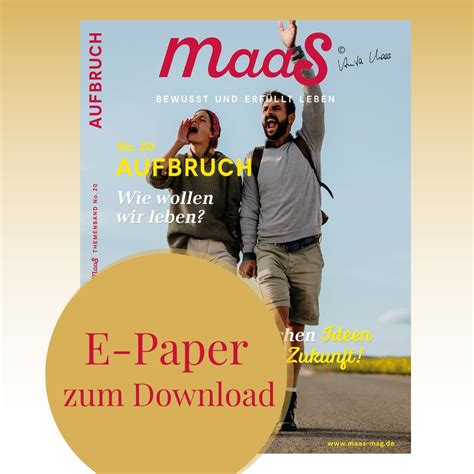 Epaper No 20 Aufbruch Maas Magazin
