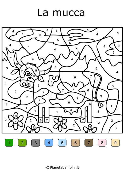 Disegni difficilissimi da colorare e stampare. Conta e Colora da Stampare: Disegni da Colorare in Base ai ...