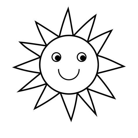 Premium Vector Vector Illustration Of A Smiling Sun Cartoon Doodle