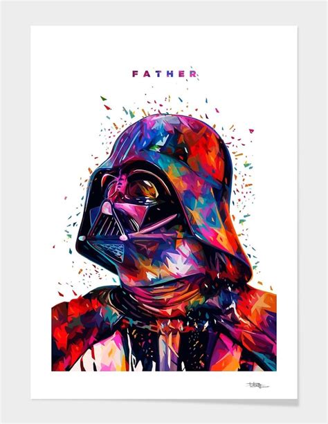 Father White Variant Art Print By Alessandro Pautasso Numbered