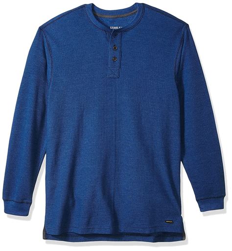 Buy Stanley Mens Size Workwear Thermal Henley With Underarm Gusset