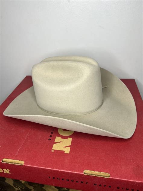 Stetson Merced Beaver Ranch Tan Cowboy Hat Sz 6 78 Gem