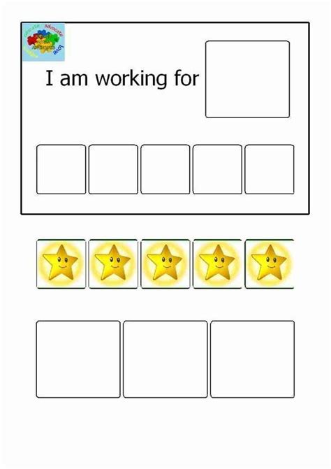 Reward Charts Incentive Boards Working For Working4 Autism Visuals