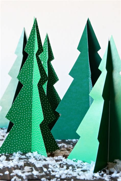 Create A Stunning 3 D Pine Tree Forrest For Your Christmas Dinner