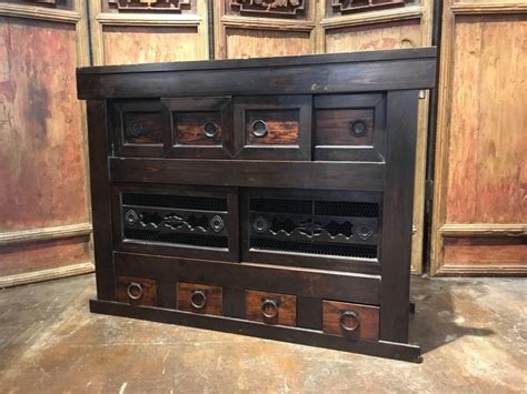 10'x10' kitchen $1350.factory direct rta cheap kitchen cabinets for sale online. 19th Century Japanese Meiji Period Mizuya Tansu Kitchen ...
