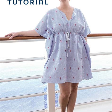 Simple To Sew Swimsuit Cover Up Pattern The Polka Dot Chair In 2020