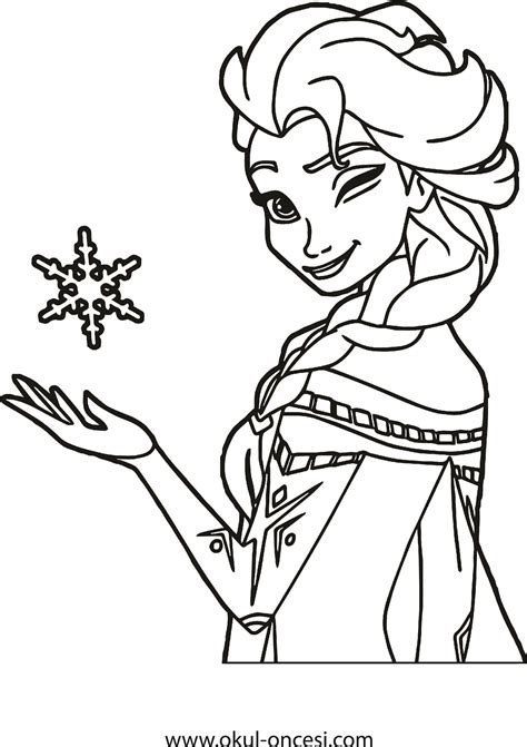 Frozen Anna Printable Coloring Page Frozen Elsa Boyama Sayfası