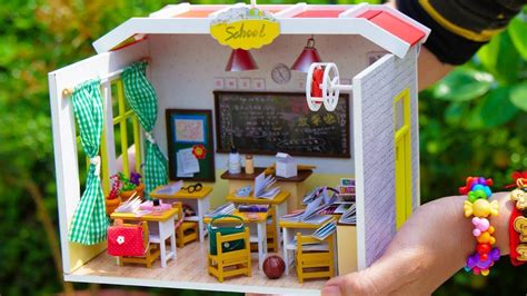 Diy Miniature Doll Classroom 6 Diy School Supplies Sets Миниатюры