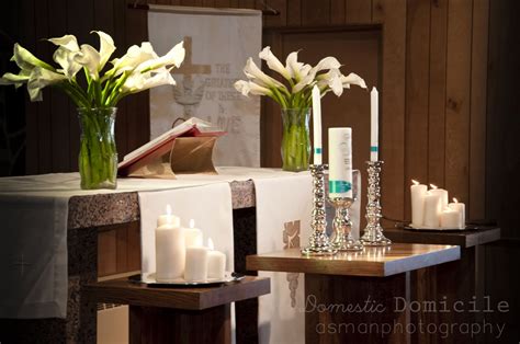 My DIY Altar Decor | Weddingbee Photo Gallery