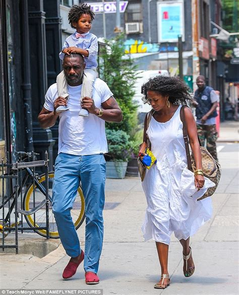 Idris Elba Looks A World Away From His Tough Guy With Son Winston In