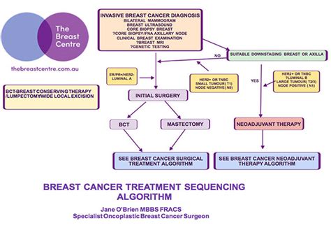 Breast Cancer Treatment Algorithms Breast Cancer Surgery Melbourne Vic