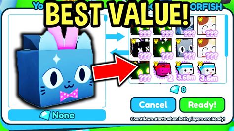 Best Value Trades For Huge Easter Cat In Pet Simulator X Youtube