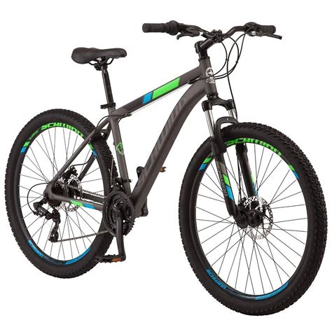 Schwinn Mens Mountain Pass 275 Mountain Bike Matte Gray Schwinn