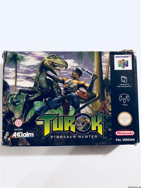 Turok Dinosaur Hunter N64 Spil Retrobros Fordi Vi Elsker Retrospil