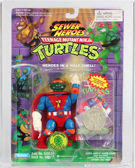 1993 Playmates Teenage Mutant Ninja Turtles Carded Action Figure