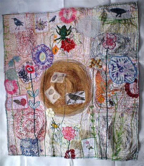 ‘small Worlds Recycled Textile Art By Anne Kelly