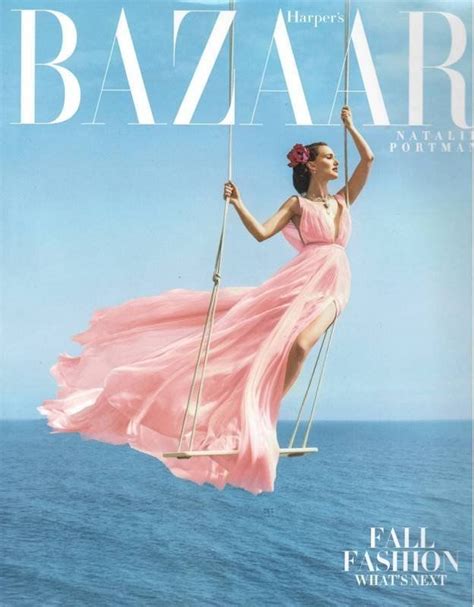 Harpers Bazaar Magazine August 2015 Natalie Portman Cover Diana