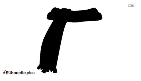 Snowman Scarf Silhouette Images